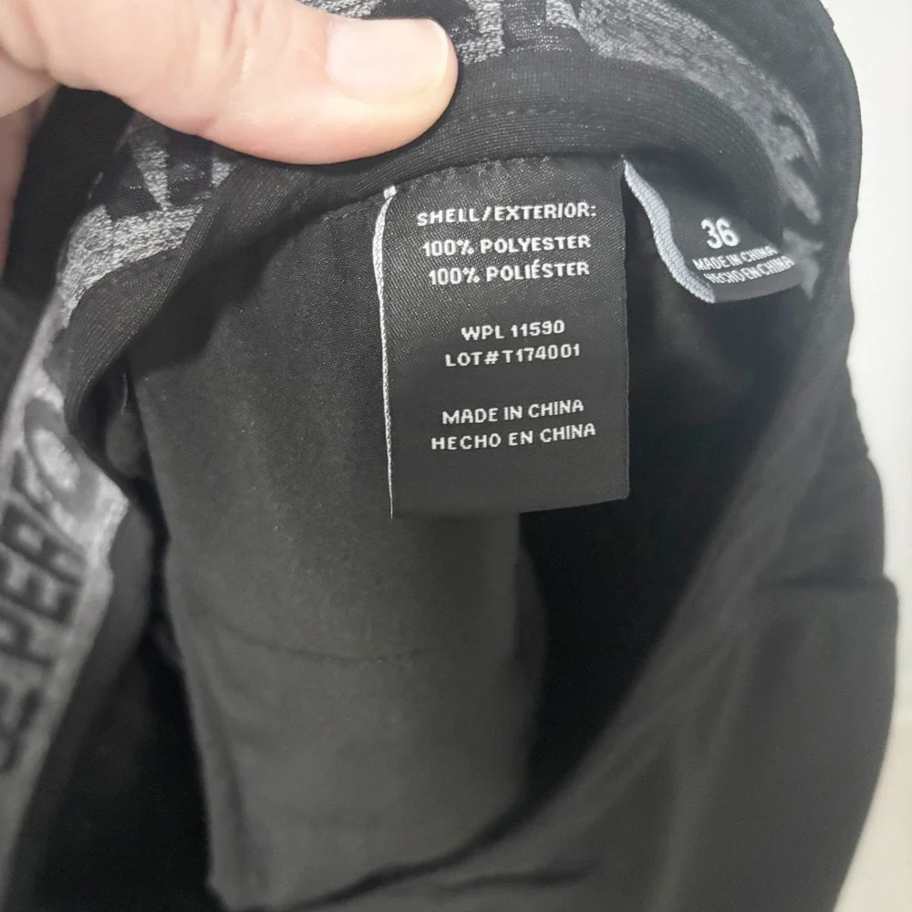 32 Degrees Performance Pants Men 36 Black Lightweight Golf Activewear Stretch